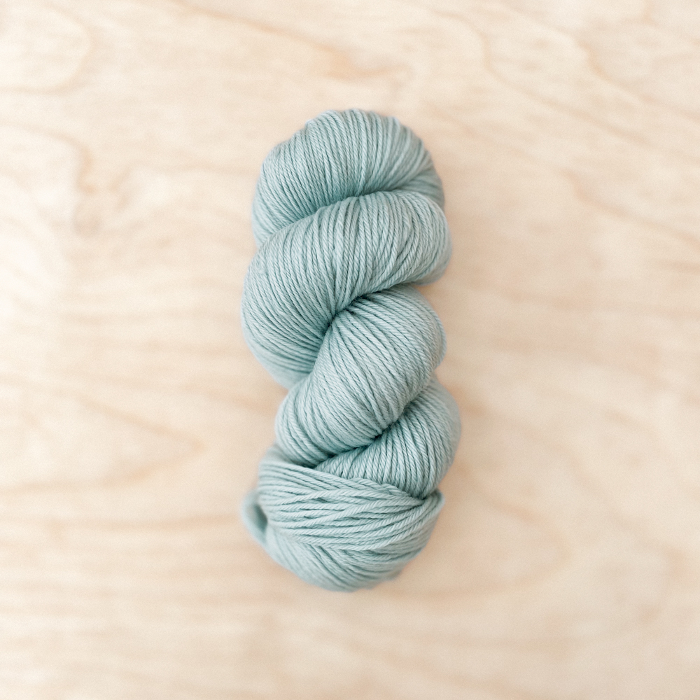 Bubblegum Blue – Organic Merino DK