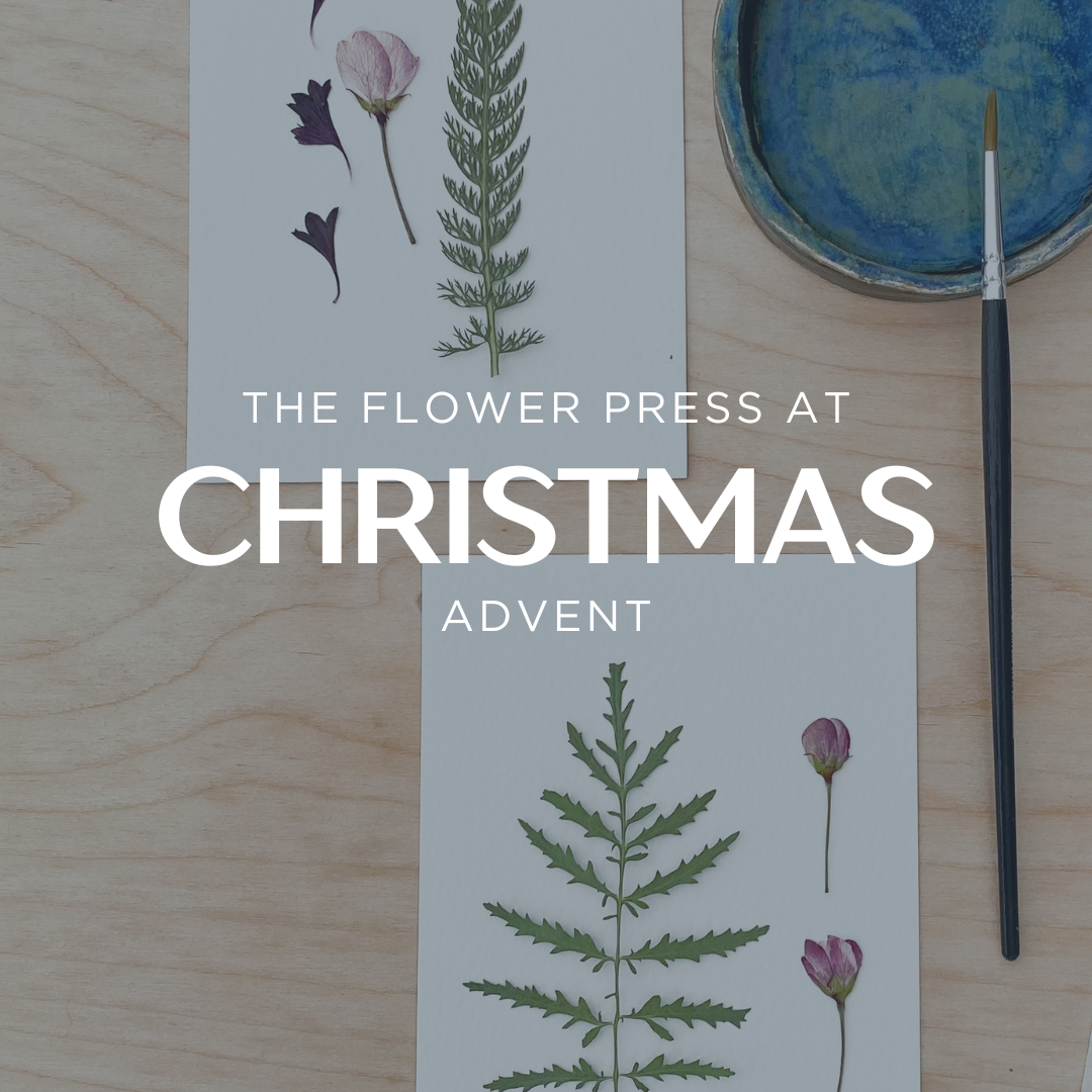 The Flower Press at Christmas advent box