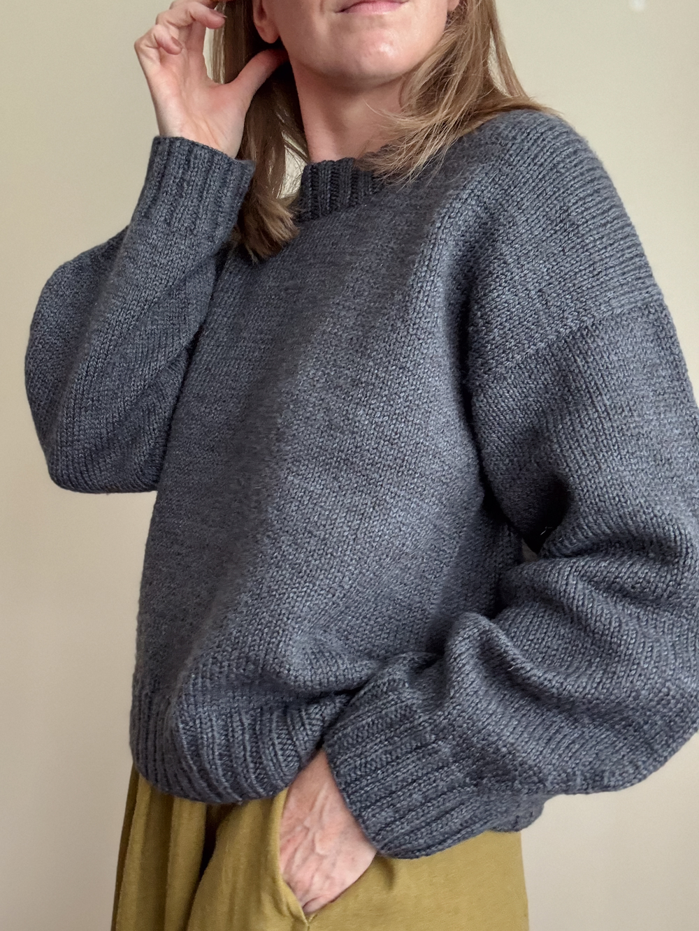 Pamela sweater – Worsted Grey